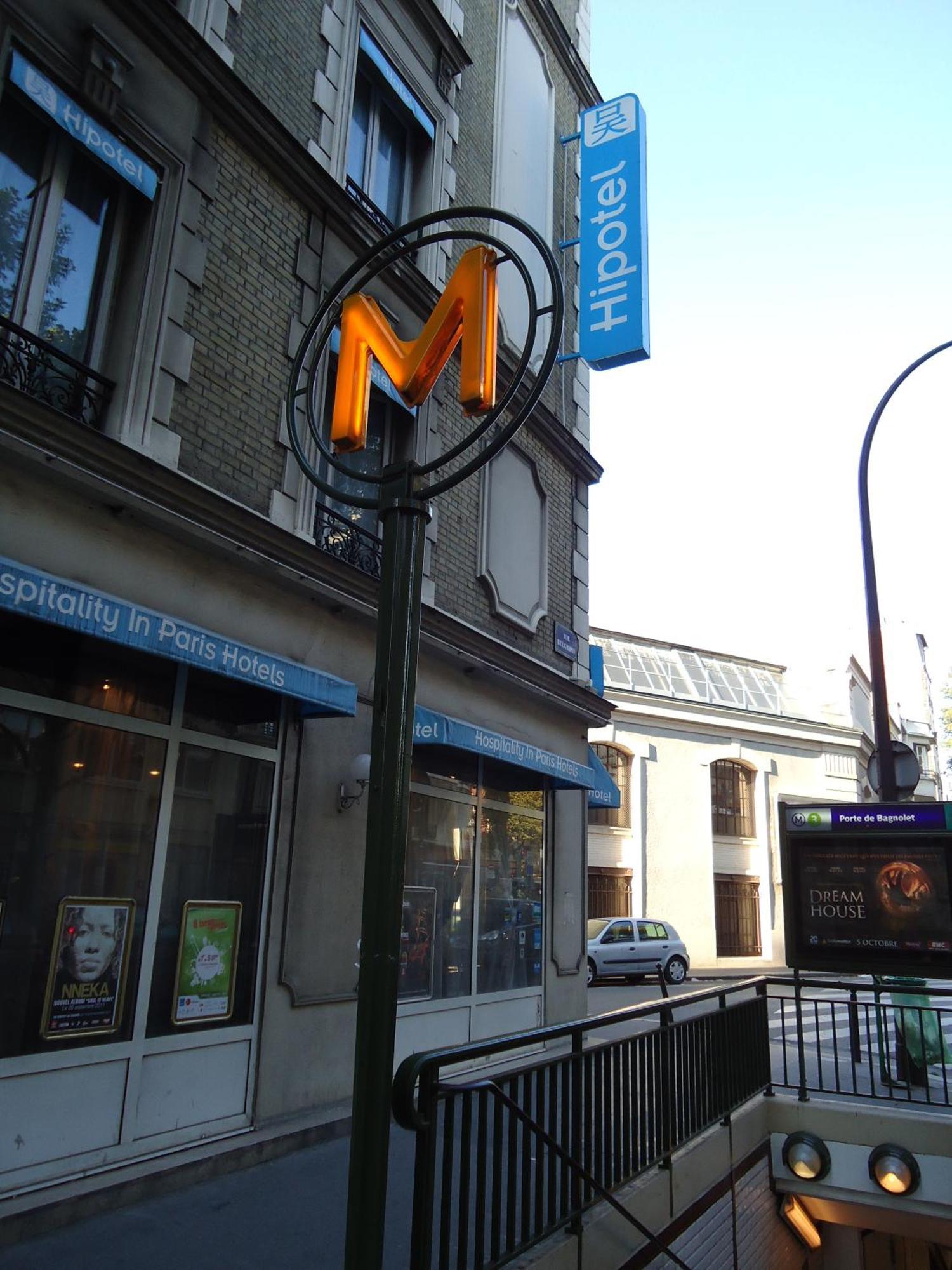 Hipotel Paris Belgrand Mairie Du 20Eme Екстер'єр фото