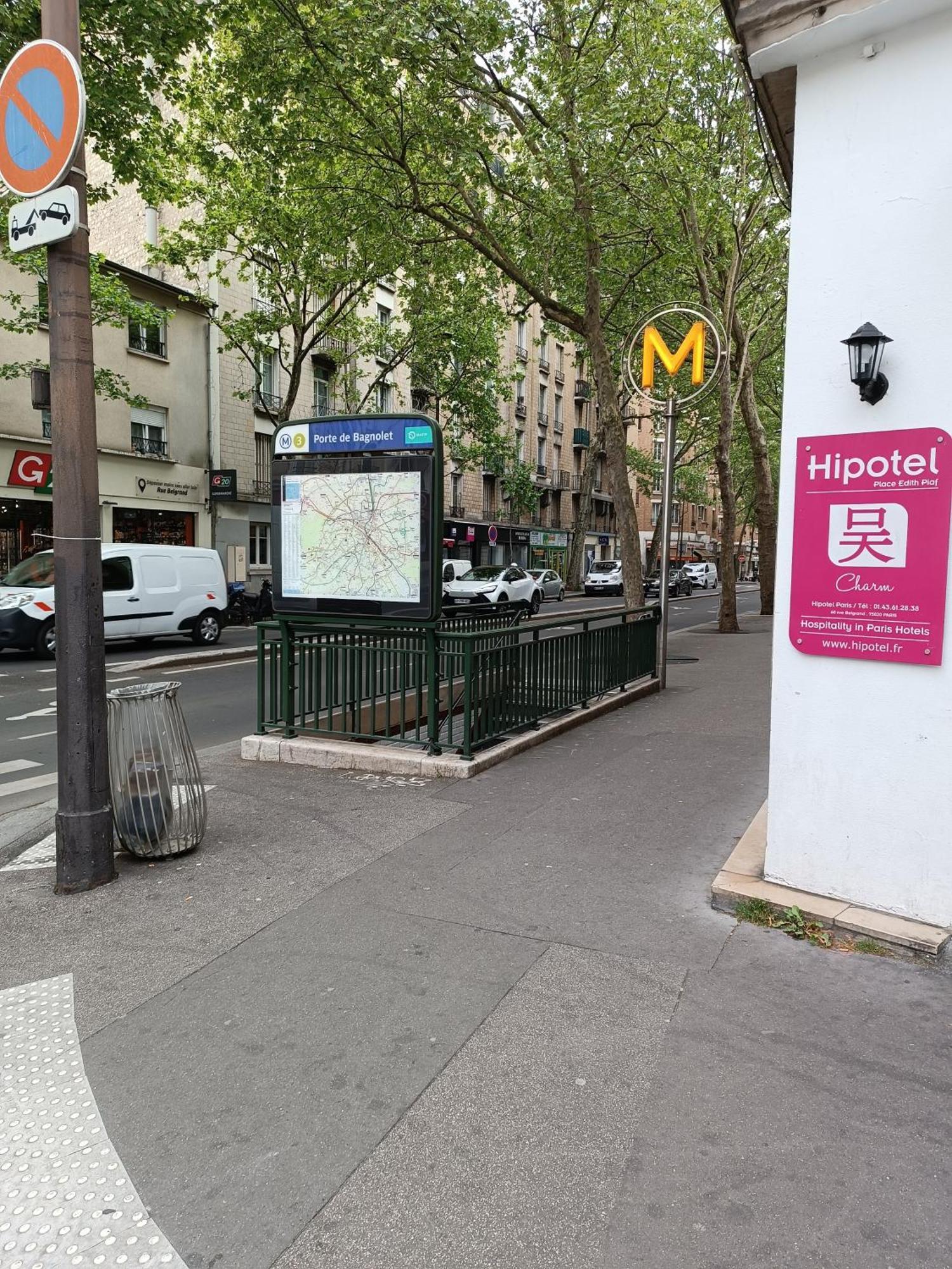 Hipotel Paris Belgrand Mairie Du 20Eme Екстер'єр фото